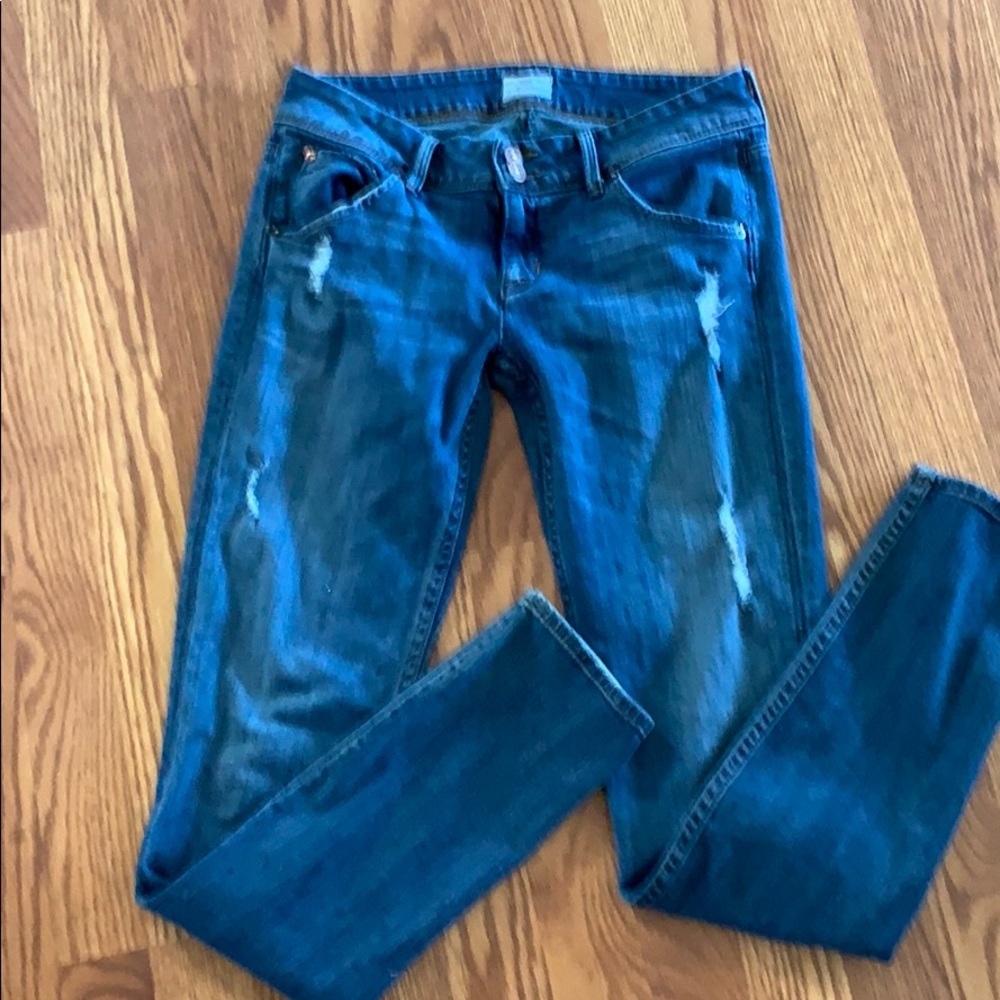 Hudson jeans made in USA distressed size 26